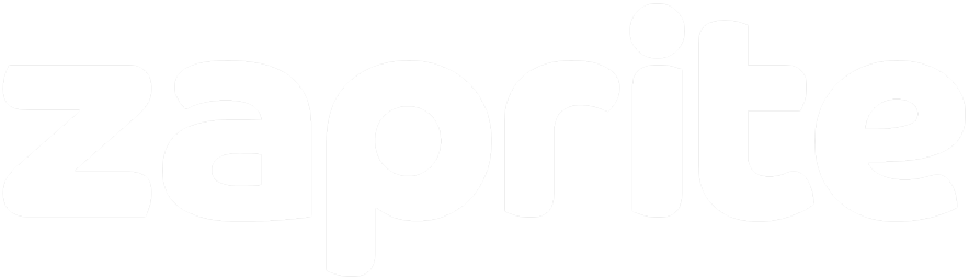 zaprite logo white